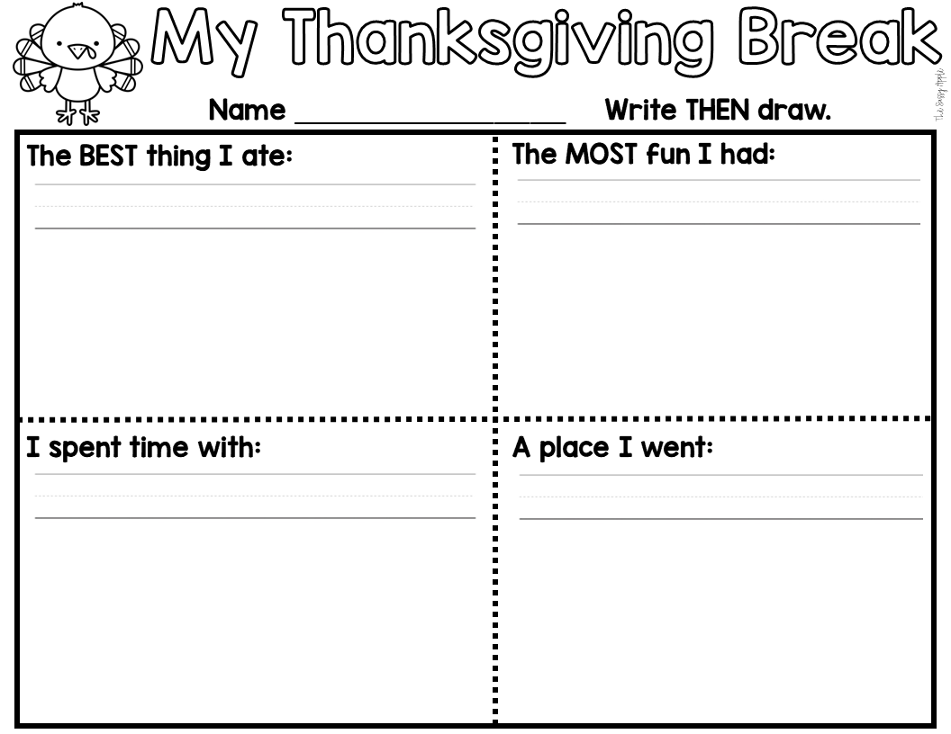 Favorite FREE Thanksgiving Activities for the Classroom - The Sassy Apple