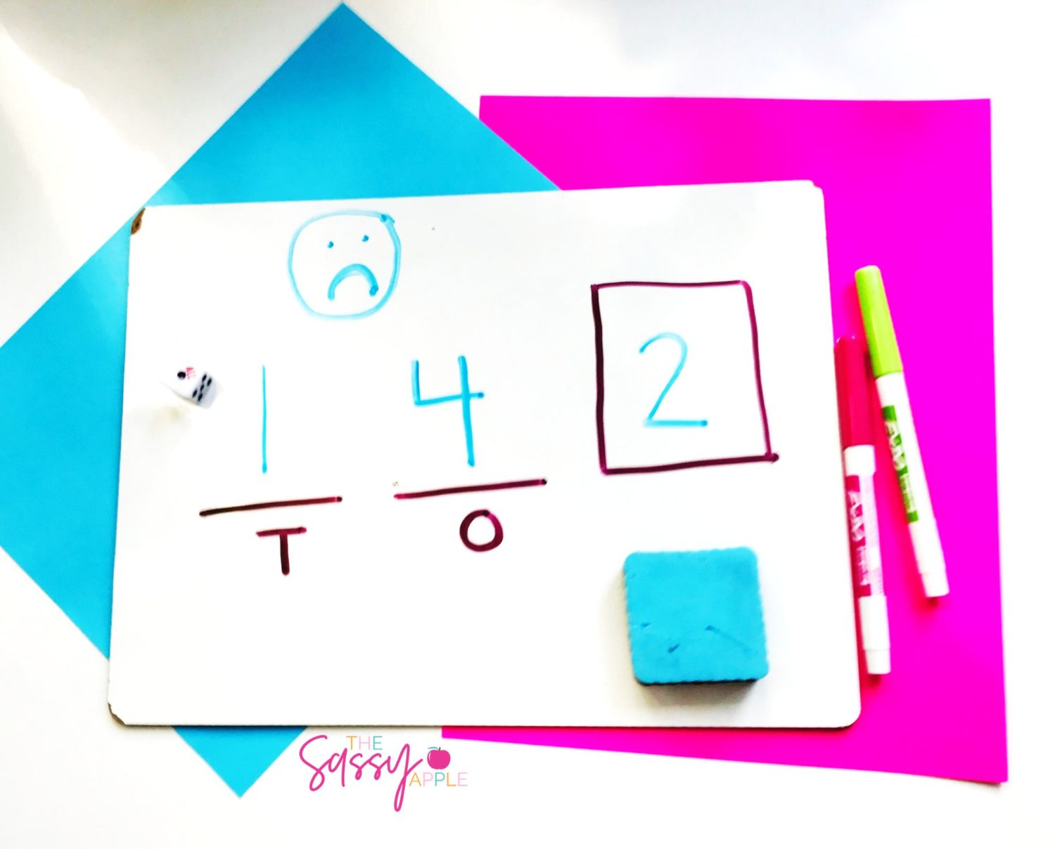 free trash can math place value