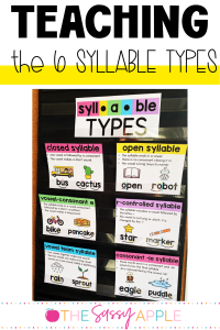 How to Effectively Teach the 6 Different Syllable Types - The Sassy Apple