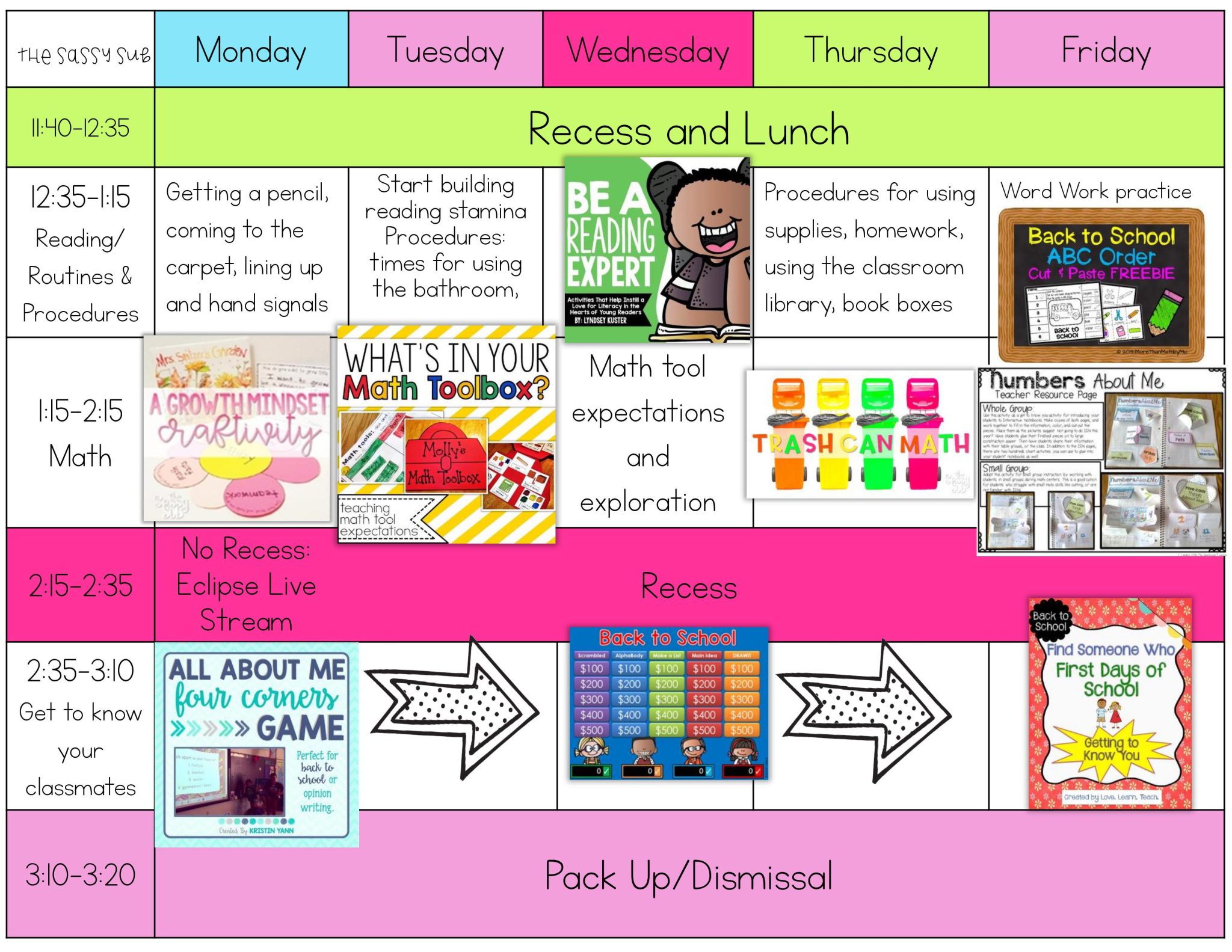 Back to School Lesson Plans (with FREE activities) - The Sassy Apple