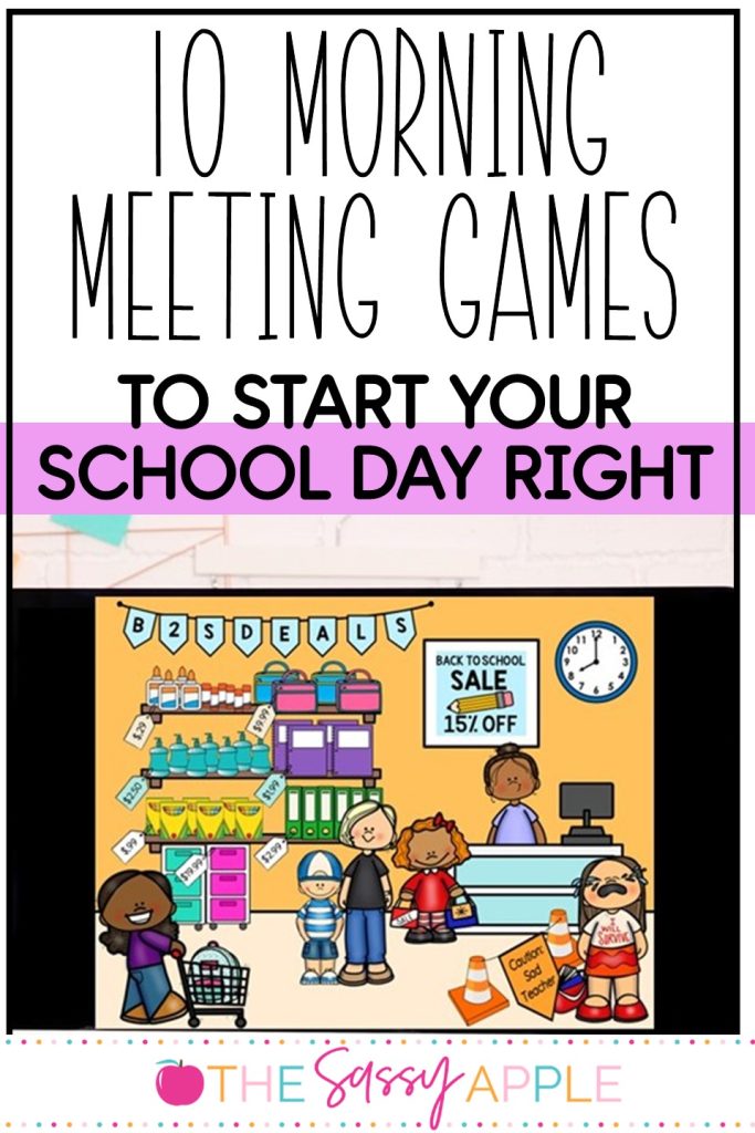 10 No Prep Digital SPRING Party Games, Morning Meetings