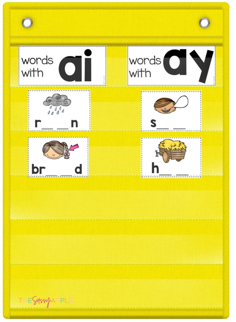 sorting ay and ai words