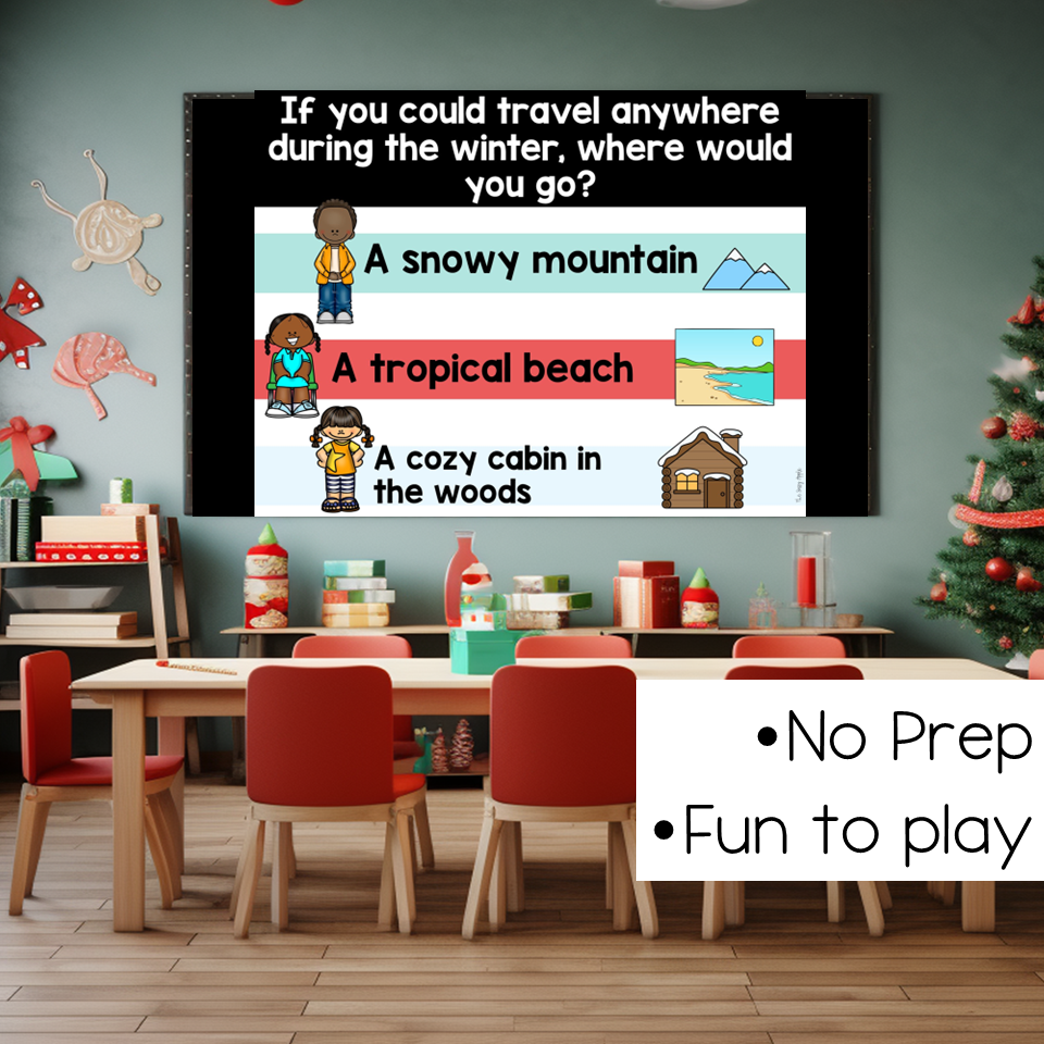 no prep december games for the classroom