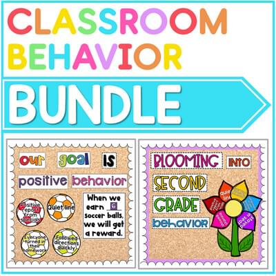 Classroom Management System Positive Behavior Bulletin Bundle