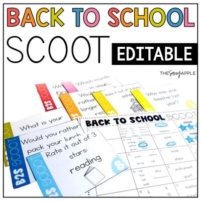 Back to School Scoot: A Getting to Know You Activity